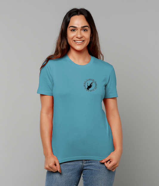 Front Left Logo Tee - Atlantic Blue